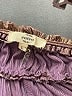 Entro 100% Polyester Metallic Brown 3/4 Sleeve Blouse Size L - photo 7