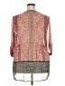 DR2 100% Polyester Paisley Red Pink 3/4 Sleeve Blouse Size 2X - photo 2