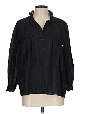 Nili Lotan Long Sleeve Blouse (view 1)