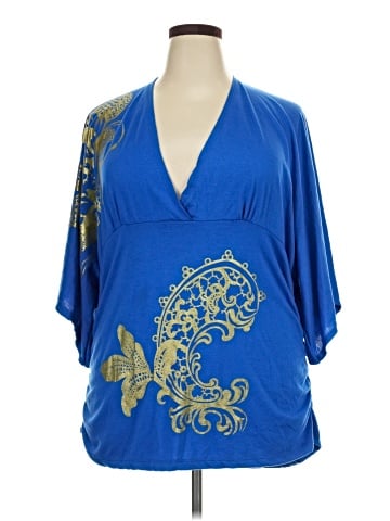 Caren Sport 3/4 Sleeve Top (view 1)