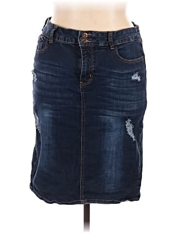 !It Jeans Denim Skirt (view 1)