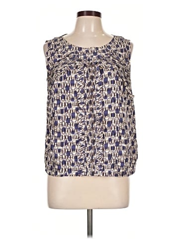Rene Lezard Sleeveless Silk Top (view 1)