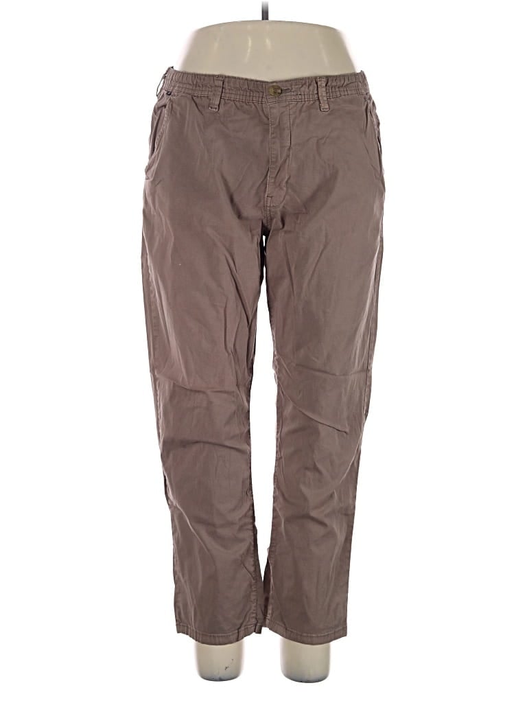 Pre-owned Curve Appeal Khaki Pant In Brown
