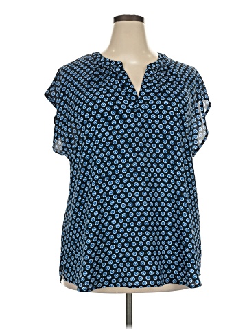 Roz & Ali Short Sleeve Blouse (view 1)