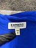 Express 100% Polyester Blue Long Sleeve Blouse Size M - photo 7
