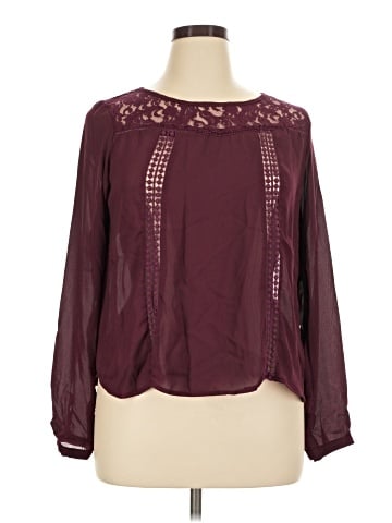 Xhilaration Long Sleeve Blouse (view 1)