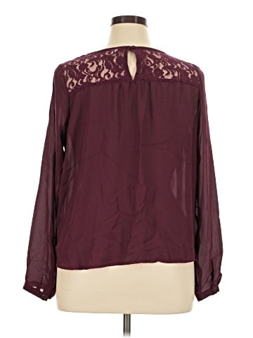 Xhilaration Long Sleeve Blouse (view 2)