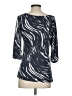 Deletta 100% Rayon Blue 3/4 Sleeve Blouse Size S - photo 2