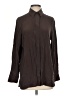 Babaton 100% Silk Brown Long Sleeve Silk Top Size XS - photo 1