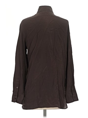 Babaton Long Sleeve Silk Top (view 2)
