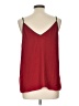 Naked Zebra 100% Polyester Red Sleeveless Blouse Size L - photo 2