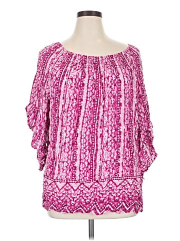 Terra & Sky 3/4 Sleeve Blouse (view 1)