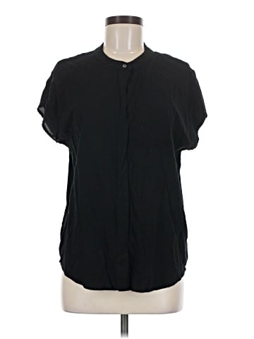 Pure Navy Short Sleeve Blouse (view 1)