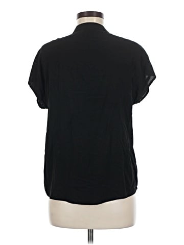 Pure Navy Short Sleeve Blouse (view 2)