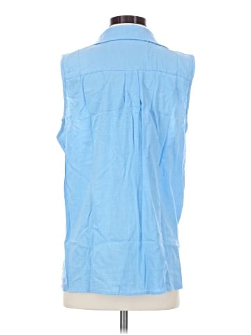 Unbranded Sleeveless Button-Down Shirt (view 2)