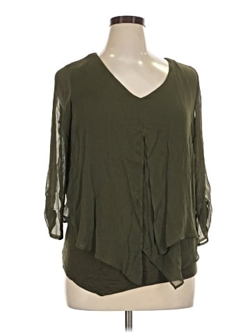 Apt. 9 3/4 Sleeve Blouse (view 1)