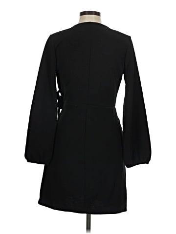 Madewell Texture &amp; Thread Long-Sleeve Side-Tie Dress (view 2)
