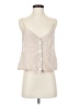 Assorted Brands Tan Ivory Sleeveless Blouse Size S - photo 1