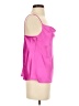 Glam 100% Polyester Pink Sleeveless Blouse Size S - photo 4