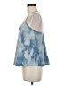 lucy Blue Sleeveless Blouse Size M - photo 5