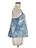 lucy Blue Sleeveless Blouse Size M - photo 4