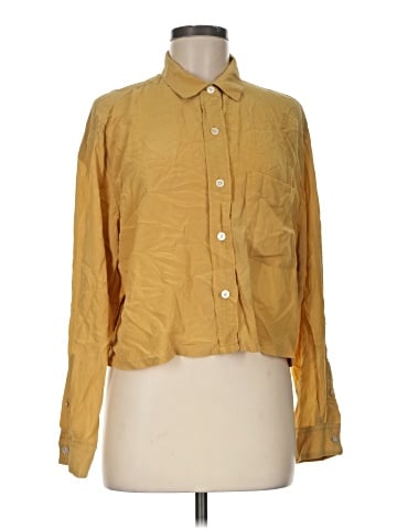 Everlane Long Sleeve Silk Top (view 1)