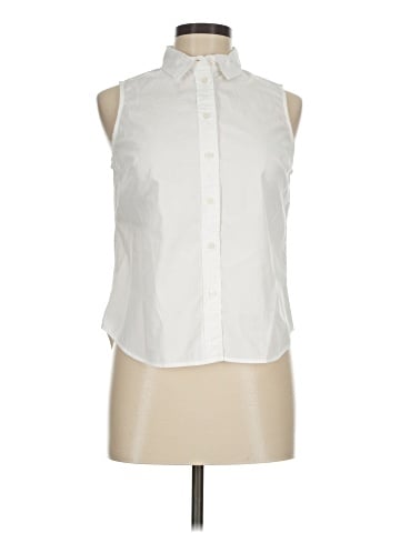 J.Crew Factory Store Sleeveless Button-Down Shirt (view 1)