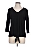 Coco Bianco Black 3/4 Sleeve Top Size L - photo 1