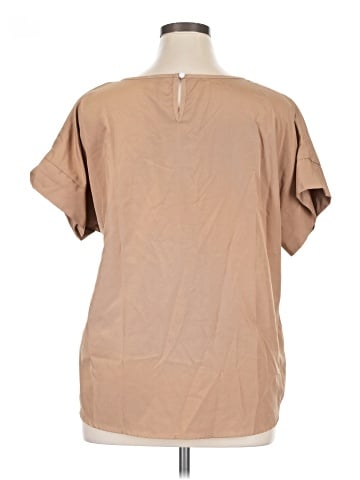 Shein Curve Short Sleeve Blouse (view 2)