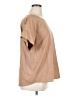 Shein Curve 100% Polyester Tan Short Sleeve Blouse Size 16 Plus (2) - photo 4