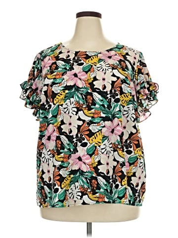 Lane Bryant Short Sleeve Blouse (view 1)