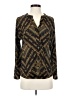 Chances R Gold Long Sleeve Blouse Size S - photo 1
