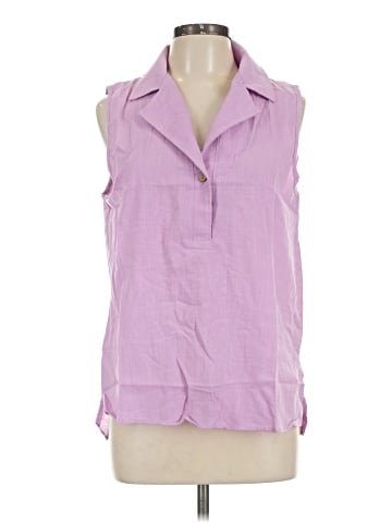 Unbranded Sleeveless Button-Down Shirt (view 1)