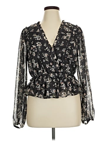 ASTR The Label Long Sleeve Blouse (view 1)