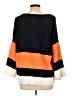 Vince Camuto 100% Polyester Color Block Orange Pullover Sweater Size L - photo 2