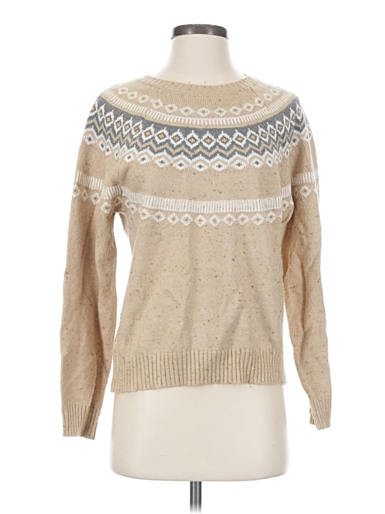 Pre-owned Weatherproof Pullover Sweater In Tan