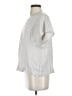 L.L.Bean 100% Linen Silver Short Sleeve Top Size S - photo 5