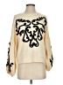 Zara W&B Collection Paisley Ivory Pullover Sweater Size S - photo 1