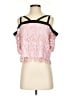Topshop 100% Polyester Pink Sleeveless Blouse Size 6 - photo 1