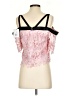 Topshop 100% Polyester Pink Sleeveless Blouse Size 6 - photo 2