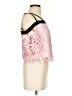 Topshop 100% Polyester Pink Sleeveless Blouse Size 6 - photo 4