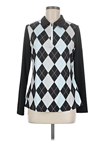 Unbranded Long Sleeve Polo (view 1)