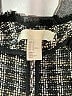 H&M 100% Polyester Houndstooth Gray Coat Size 10 - photo 6
