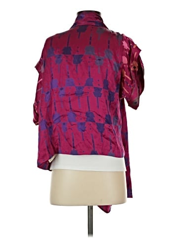 Twenty8Twelve Short Sleeve Silk Top (view 2)