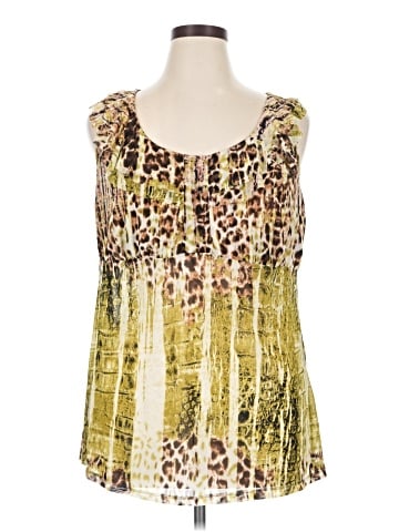 The Pyramid Collection Sleeveless Blouse (view 1)