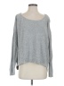 Moth Metallic Gray Pullover Sweater Size S - photo 1