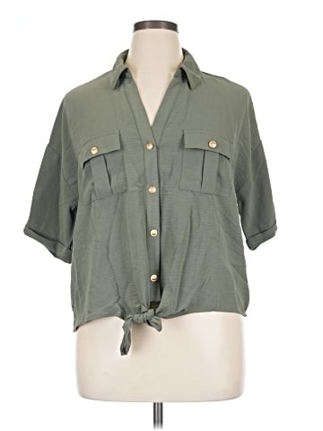 AUW Short Sleeve Blouse (view 1)