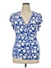 Boden Blue Short Sleeve Blouse Size 14 - photo 1