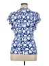 Boden Blue Short Sleeve Blouse Size 14 - photo 2