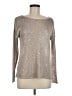 Apt. 9 100% Polyester Silver Long Sleeve Top Size M - photo 1